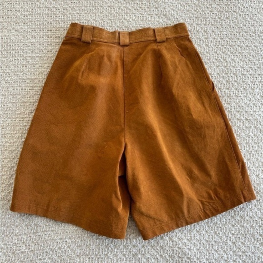 Vintage Don't Stop Leather Women's Shorts Size 9/10 - Picture 2 of 7